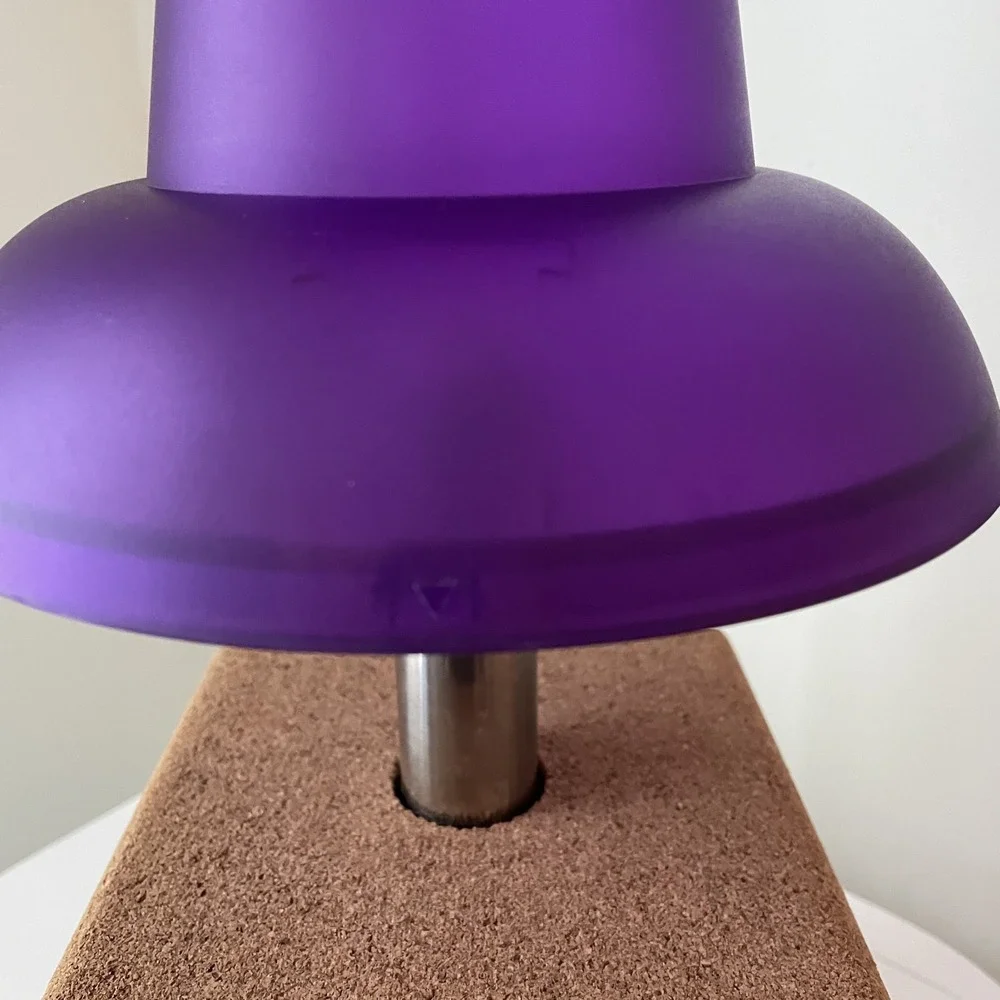 Visual Gram Purple Push Pin Thumbtack Office Table Lamp Justin Cheung Rare Color